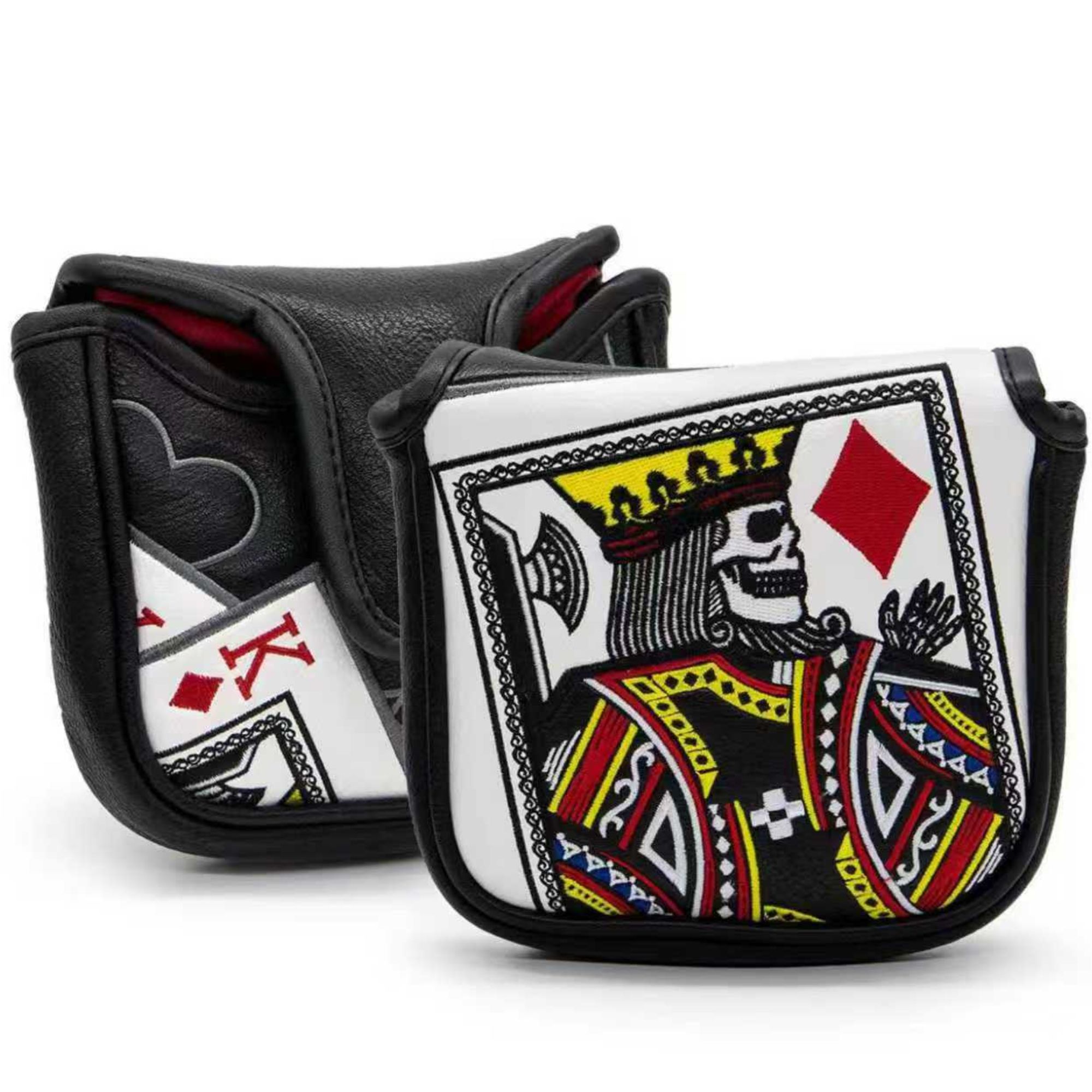 Golf Putter - King Of Hearts Embroidered Mallet Putter