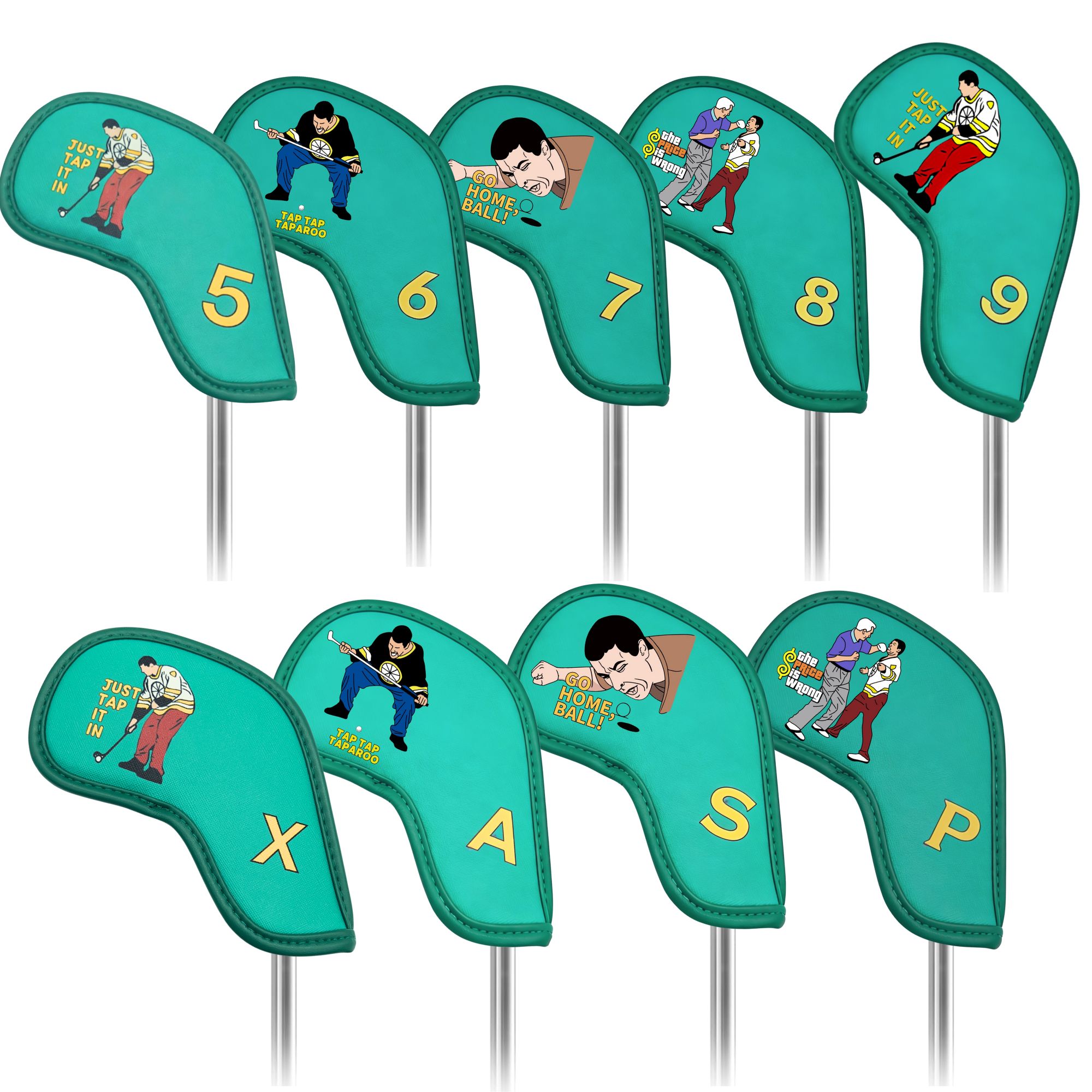 Golf Clubs - 9 pcs Golf Iron Covers with