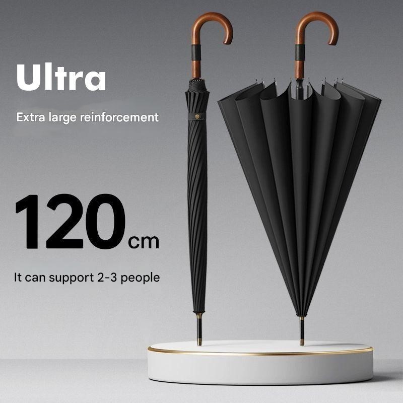 16-rib Extra-large Hook Handle - огляд і ціна Golf Umbrella