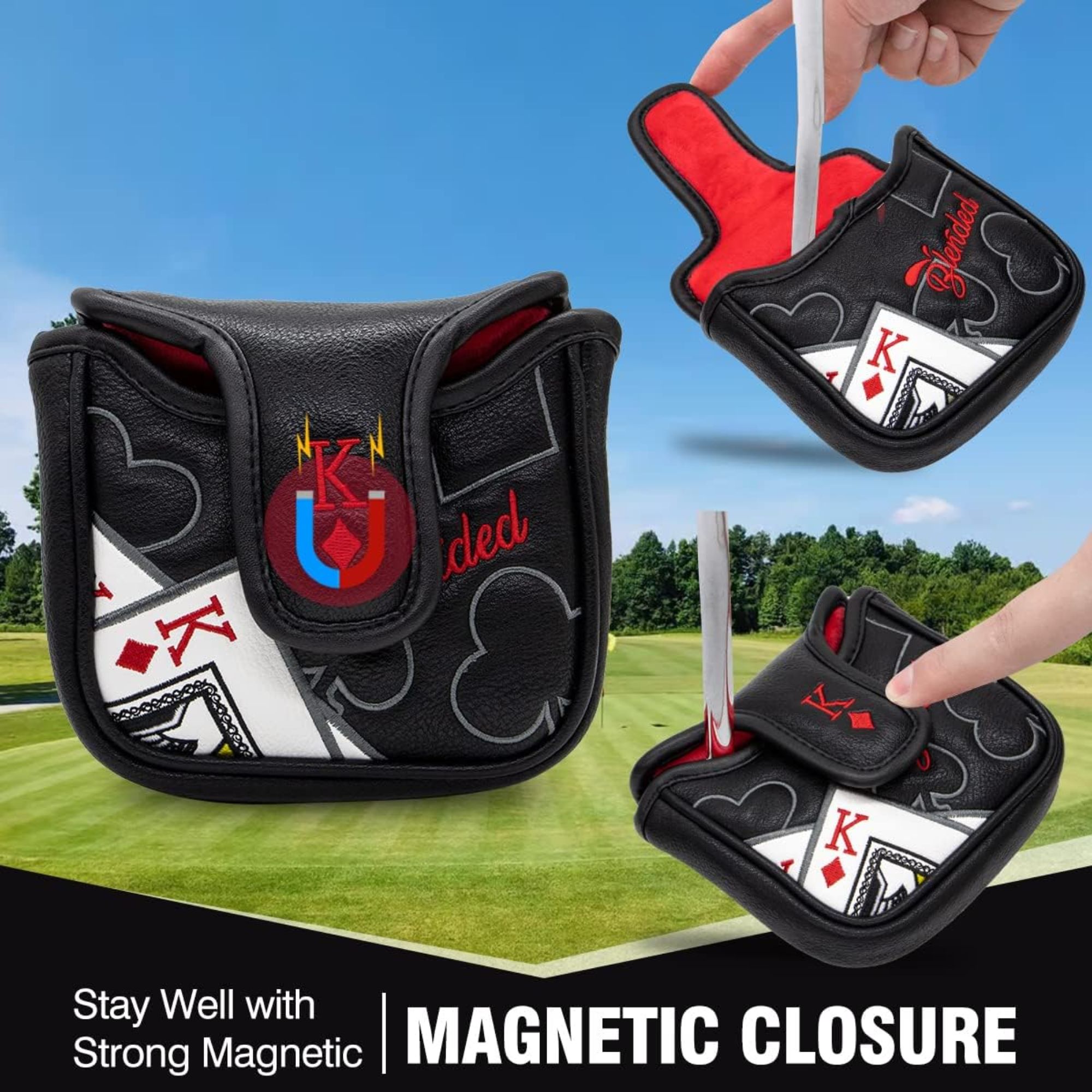 King Of Hearts Embroidered Mal - огляд і ціна Golf Putter