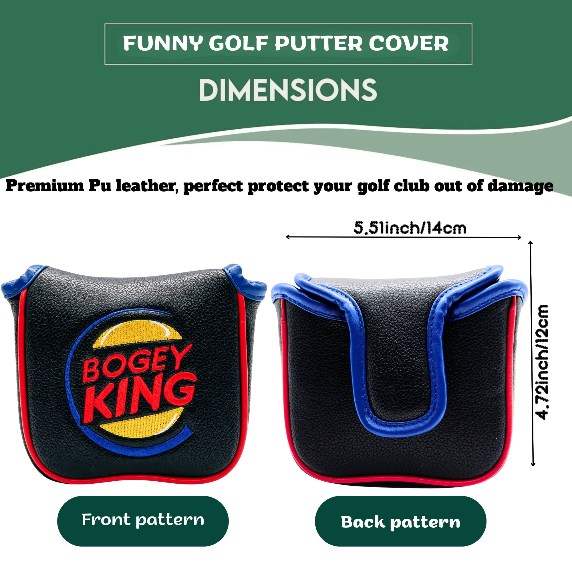 Funny Bogey King Golf Headcove - огляд і ціна Golf Tees