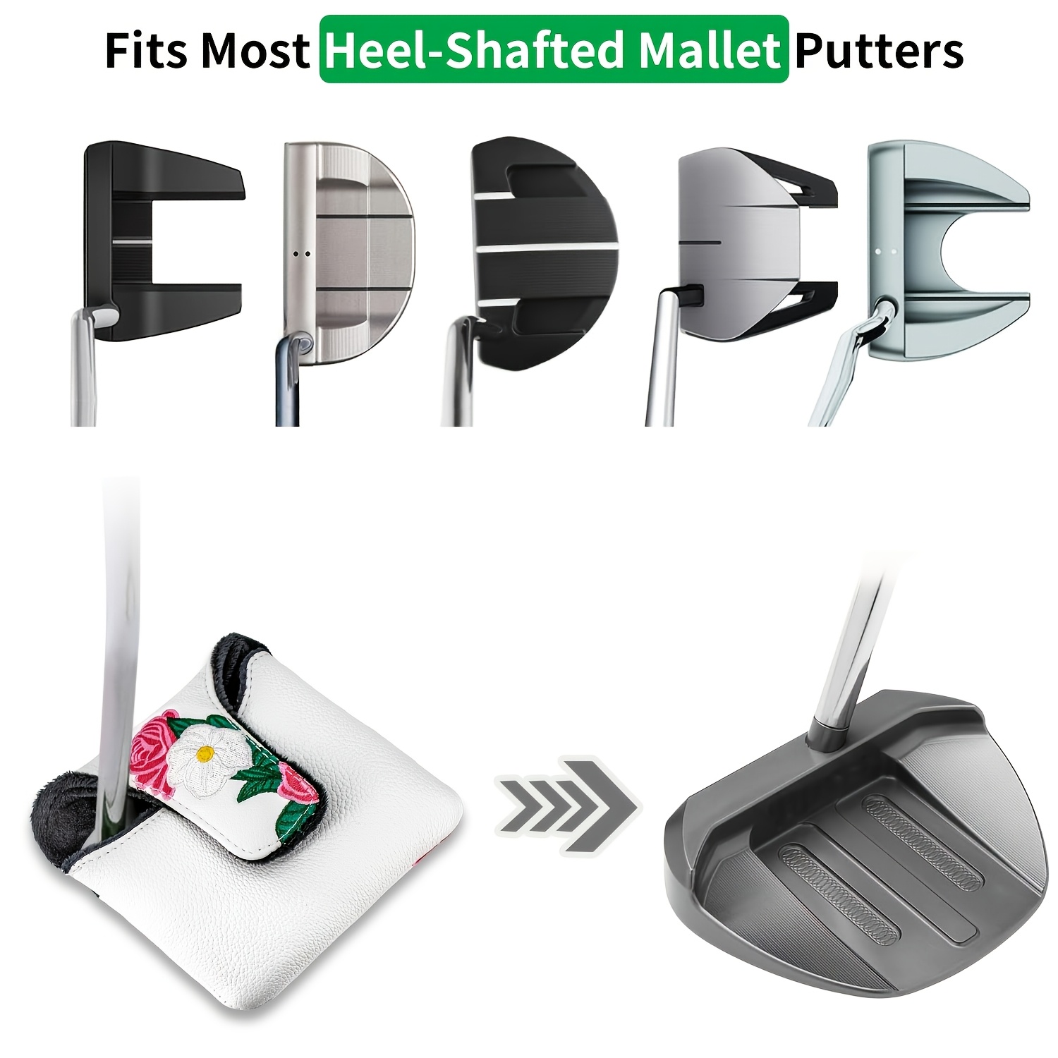 1pc Magnetic PU Golf Putter Co - огляд і ціна Golf Tees